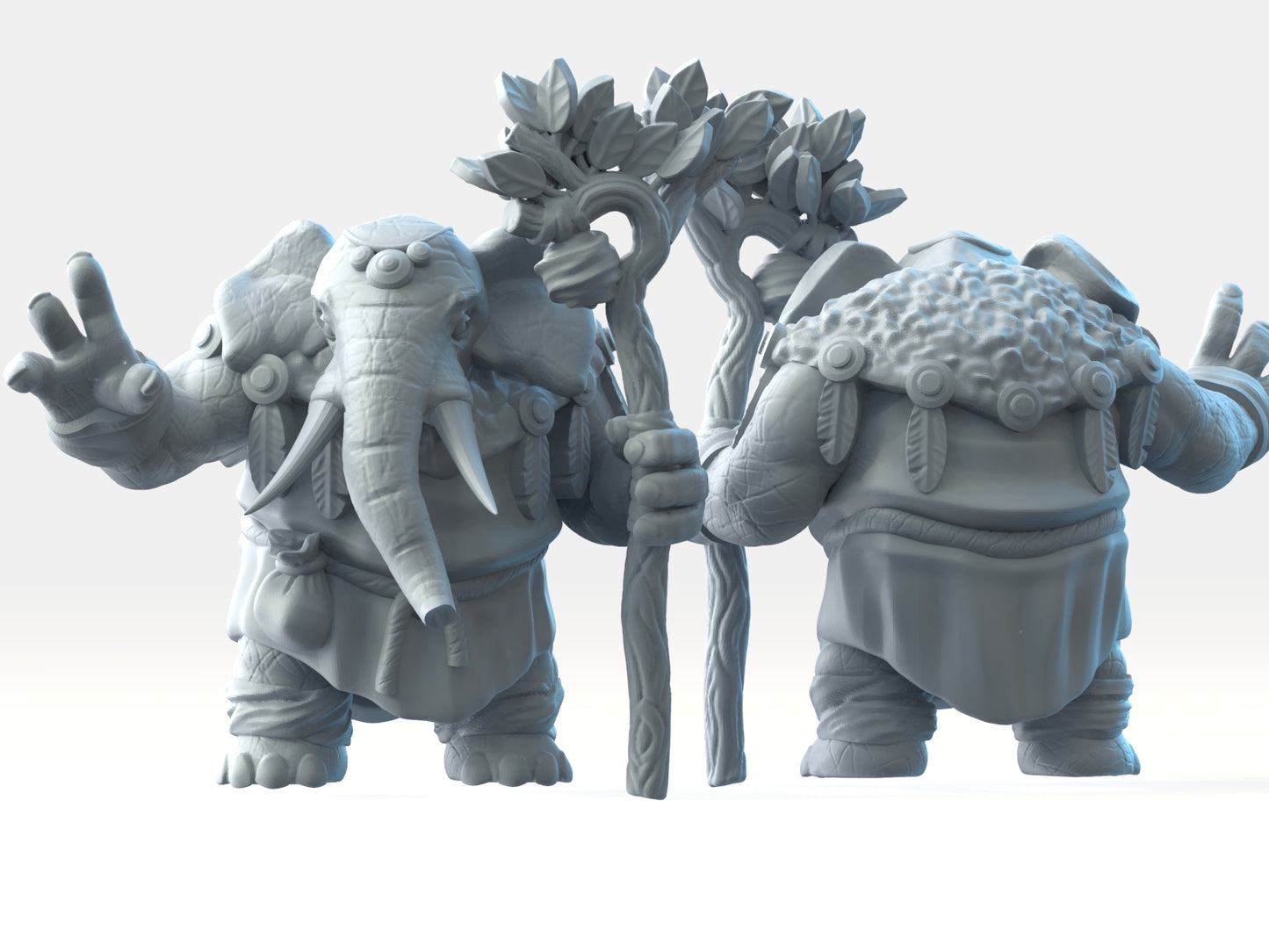Brayan Nafarrate - Bestiary #2 - Loxodon #3 - DnD/TTRPG Figure/Miniature