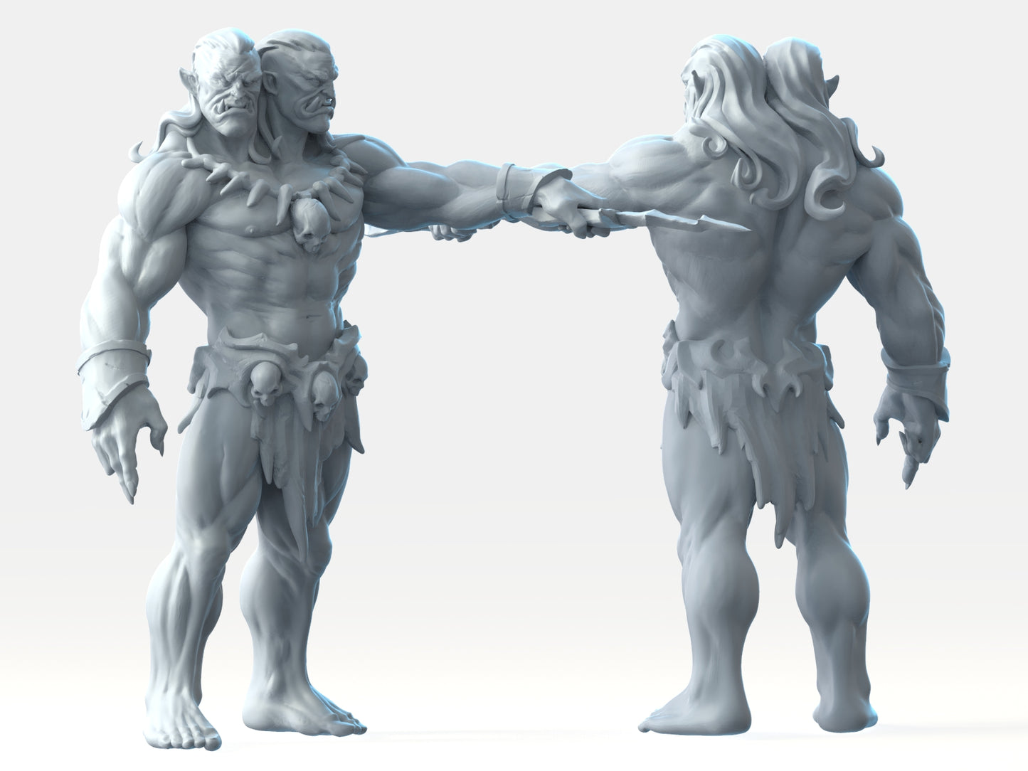 Brayan Nafarrate - Bestiary #2 - Ettin #3 - DnD/TTRPG Figure/Miniature