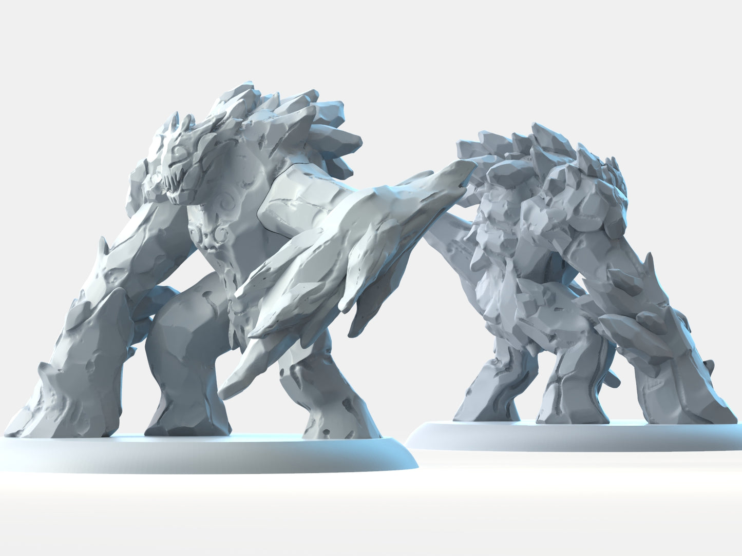 Brayan Nafarrate - Bestiary #2 - Ice Elemental - DnD/TTRPG Figure/Miniature