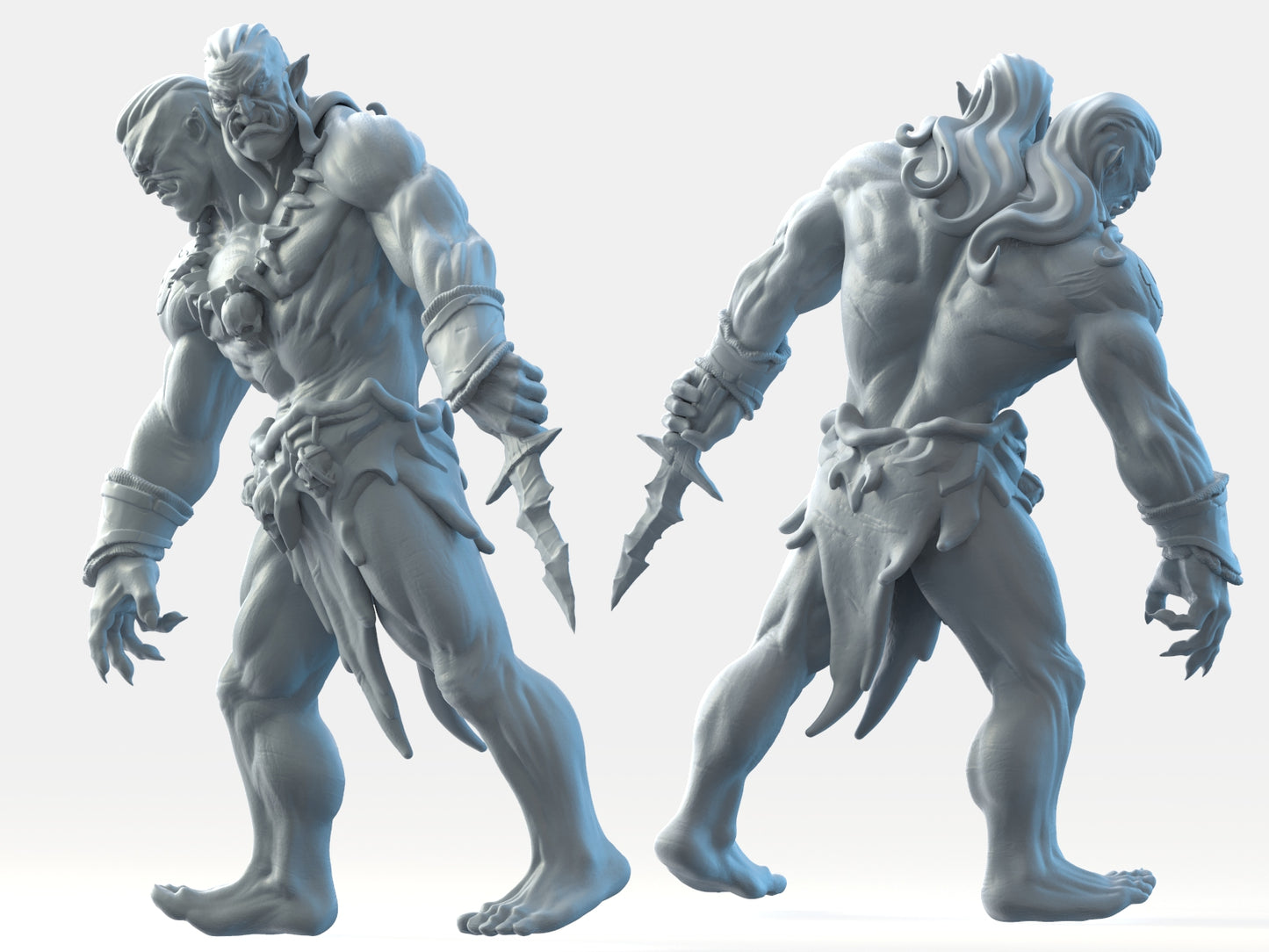 Brayan Nafarrate - Bestiary #2 - Ettin #4 - DnD/TTRPG Figure/Miniature