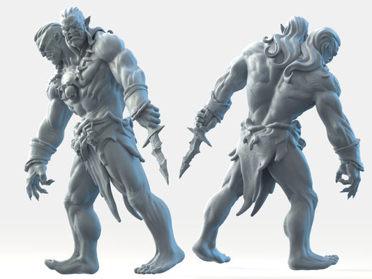 Brayan Nafarrate - Bestiary #2 - Ettin #4 - DnD/TTRPG Figure/Miniature