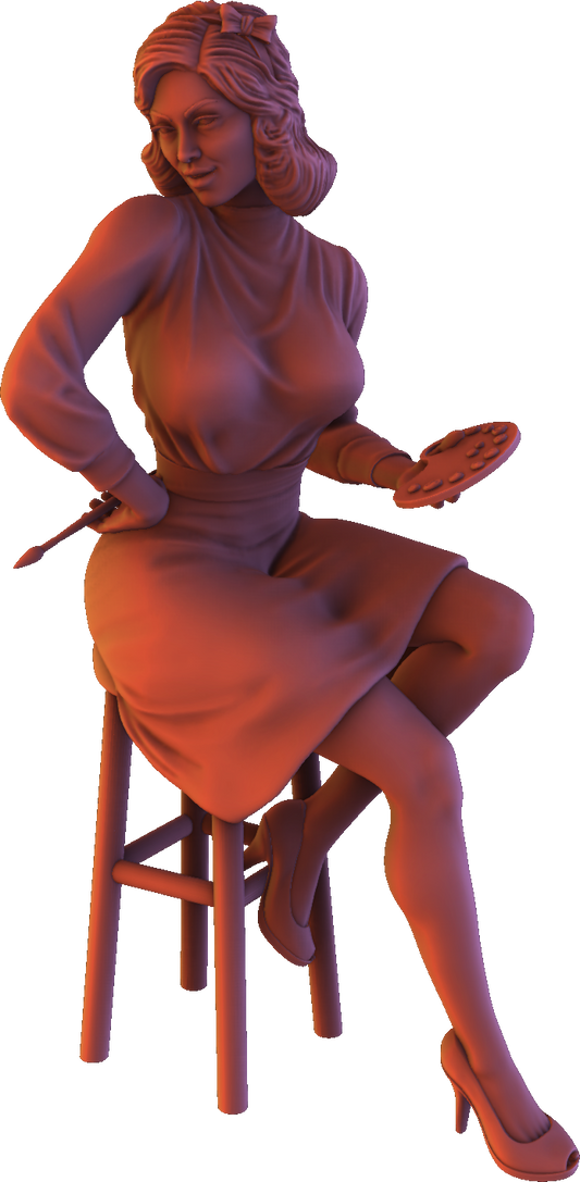 Alexa - Retro Girls - Beth - 100mm Pin Up/Figure/Model/Diorama