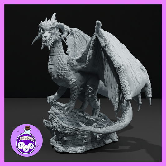 Ella's Arcanum - RPG Essentials #2 - Ancient Black Dragon - DnD/Pathfinder/TTRPG