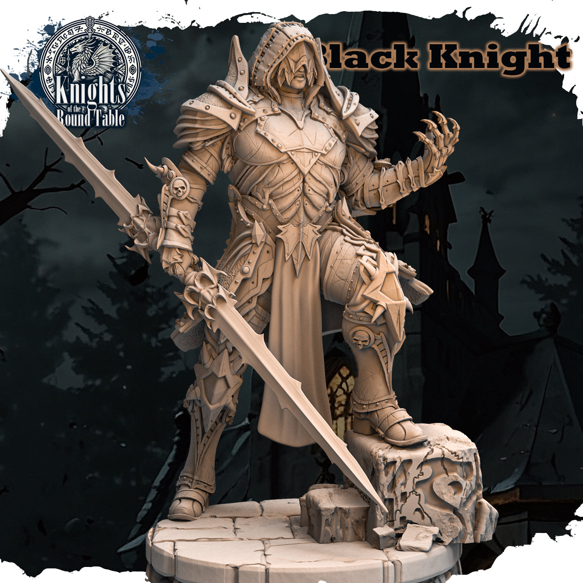 Haito - Round Table #2 - Black Knight #2 - 150mm Pin Up/Figure/Model/Diorama