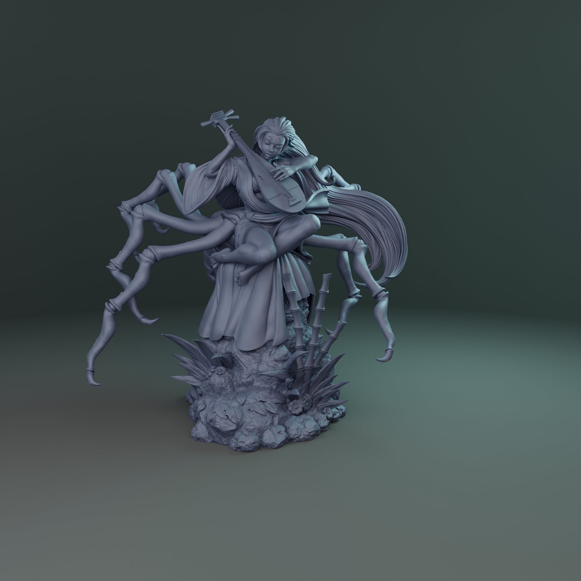 Alain Viesca - Black Widow (Lure) - 32/75/120mm Pin Up/Figure/Model/Diorama - Helios3DPrinting