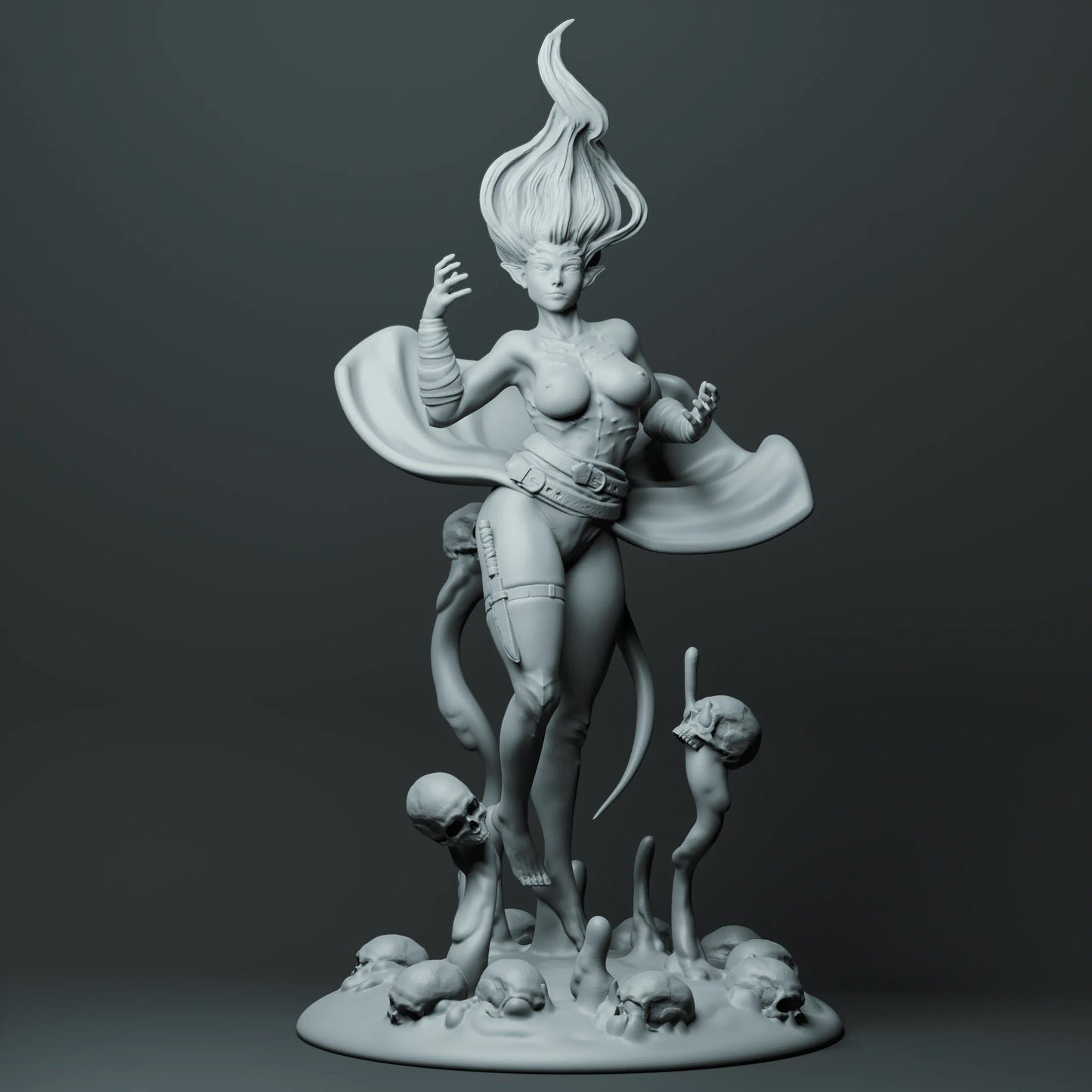 Suzanne Robson - Horns of Temptation - Bloodmancer - 75mm Pin Up/Figure/Model/Diorama
