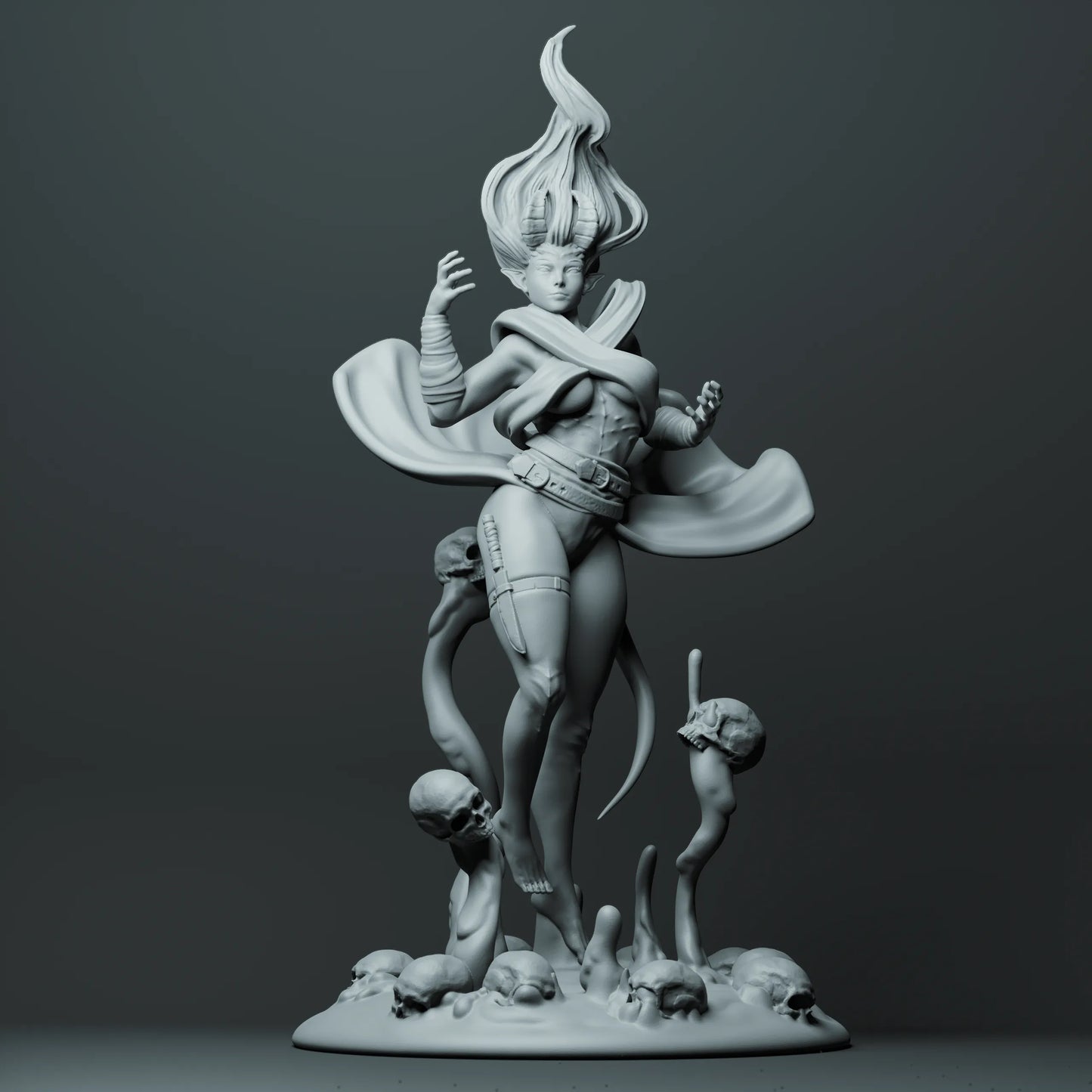 Suzanne Robson - Horns of Temptation - Bloodmancer - 75mm Pin Up/Figure/Model/Diorama