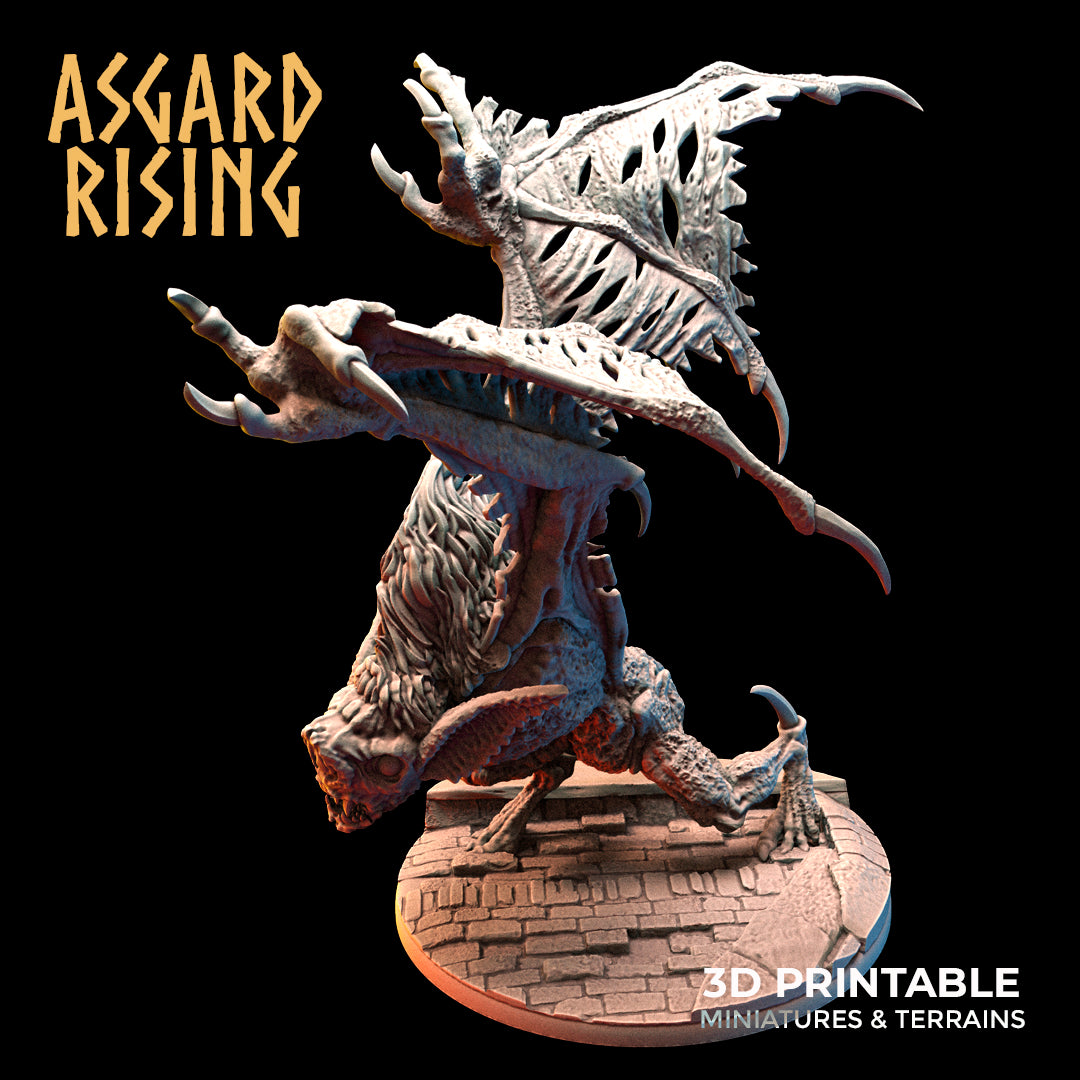 Asgard Rising - Underdark - Giant Bat - DnD/TTRPG Figure/Miniature