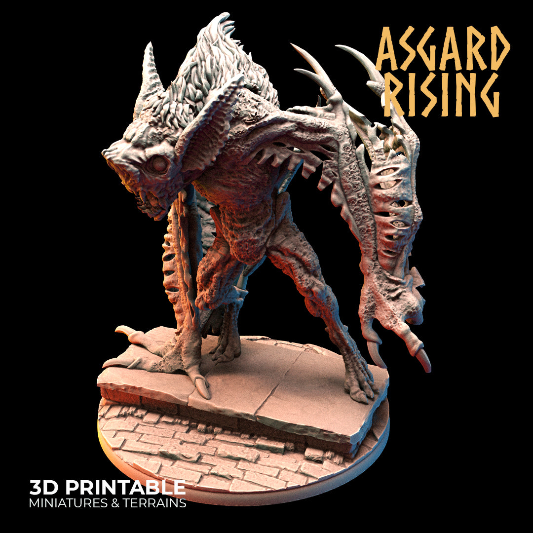 Asgard Rising - Underdark - Giant Bat #2 - DnD/TTRPG Figure/Miniature