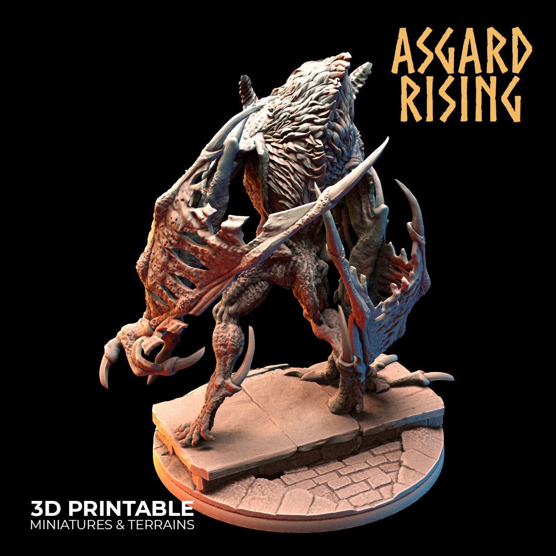 Asgard Rising - Underdark - Giant Bat #2 - DnD/TTRPG Figure/Miniature