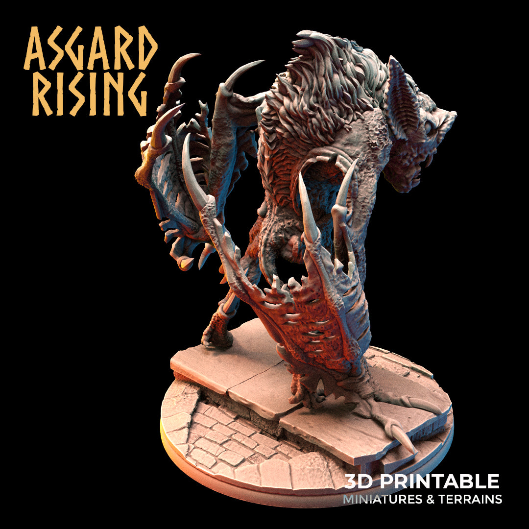 Asgard Rising - Underdark - Giant Bat #2 - DnD/TTRPG Figure/Miniature