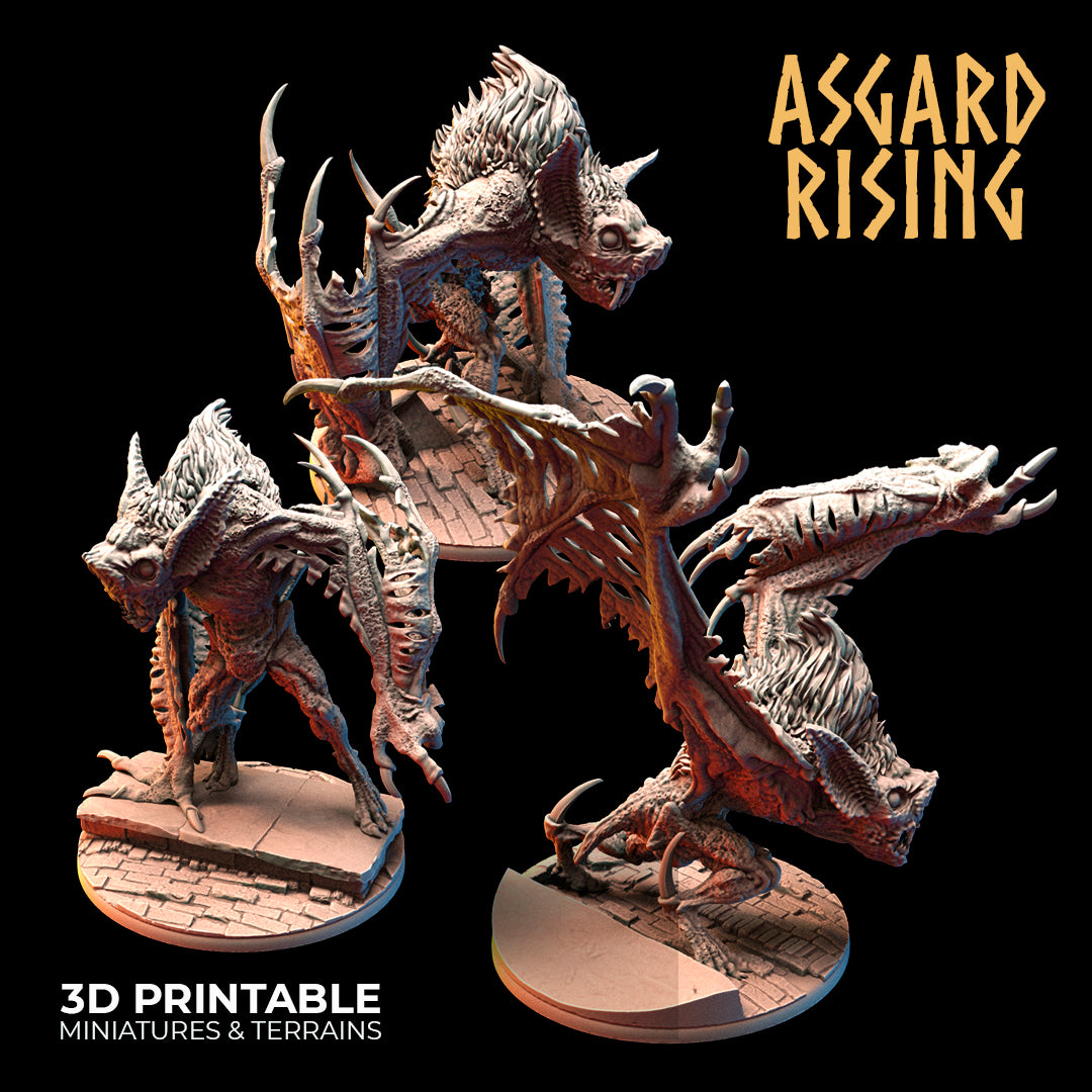Asgard Rising - Underdark - Giant Bat - DnD/TTRPG Figure/Miniature