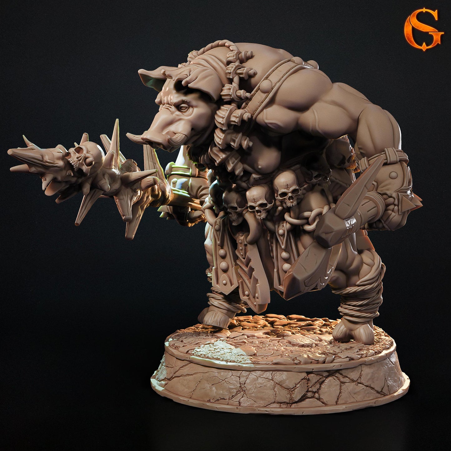 Solgoodcreations - Wereboar - DnD/TTRPG Figure/Miniature