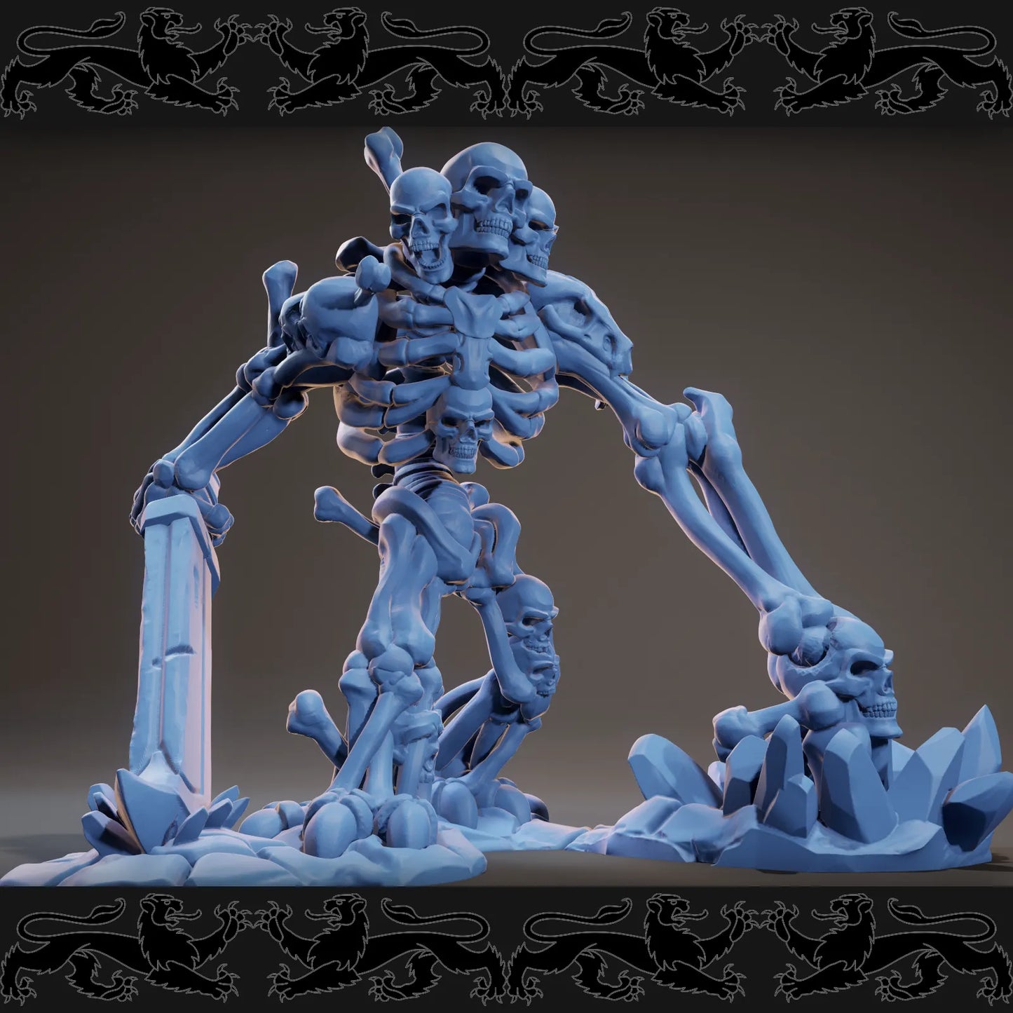 Brayan Nafarrate - Bestiary #3 - Bone Golem - DnD/TTRPG Figure/Miniature