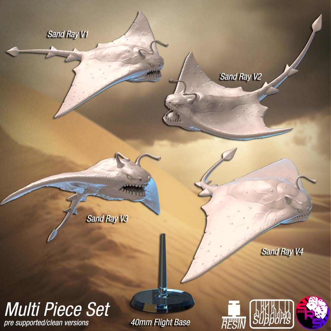 SRS Studios - Boneshredders - Sand Ray - DnD/TTRPG/Roleplaying/Wargames