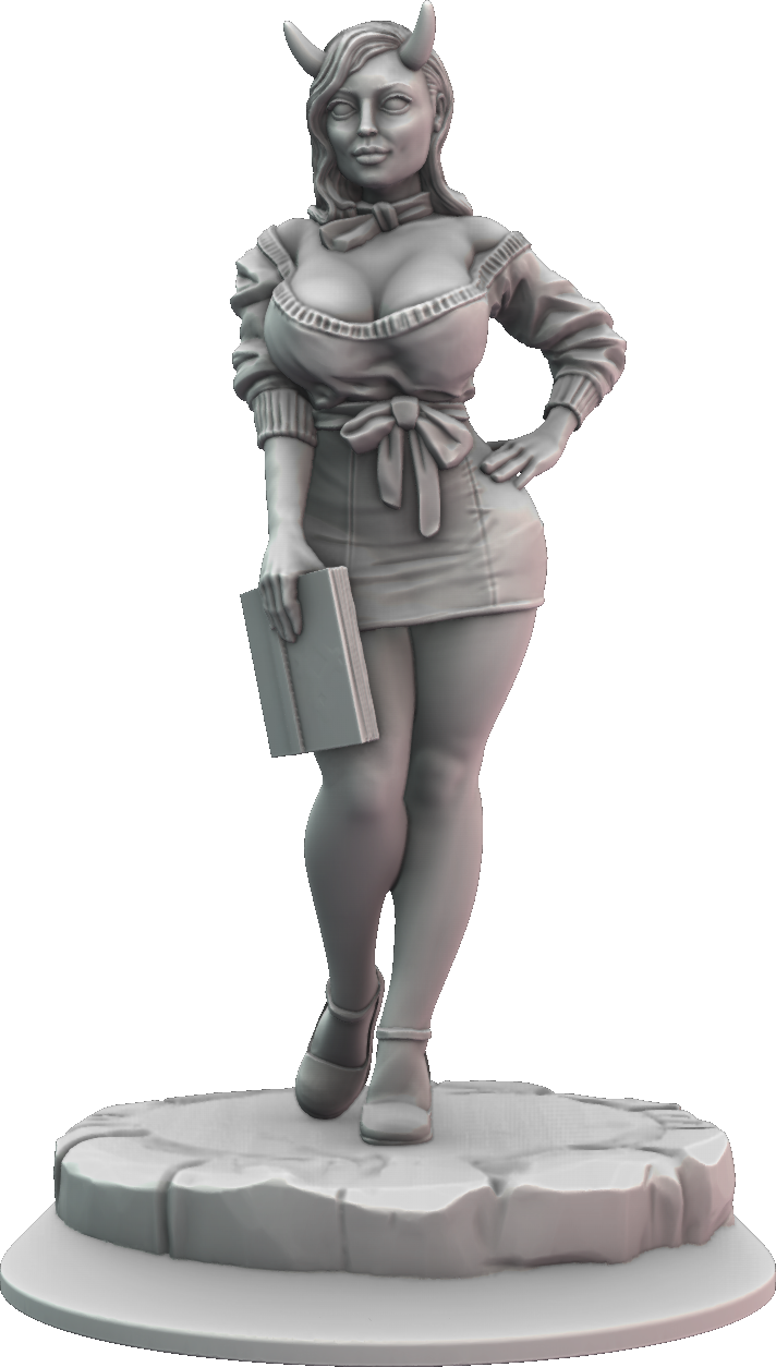 LeemanPrintables - Tempress Institute - Vespera - 75mm Pin Up/Figure/Model/Diorama