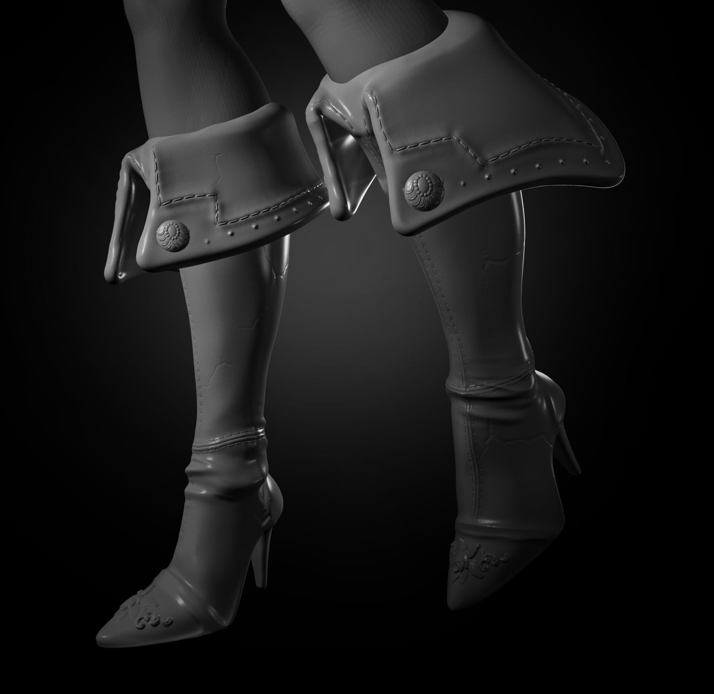 AMCM Studios - Aurora Goldheart - 32/75mm Pin Up/Figure/Model/Diorama - Helios3DPrinting