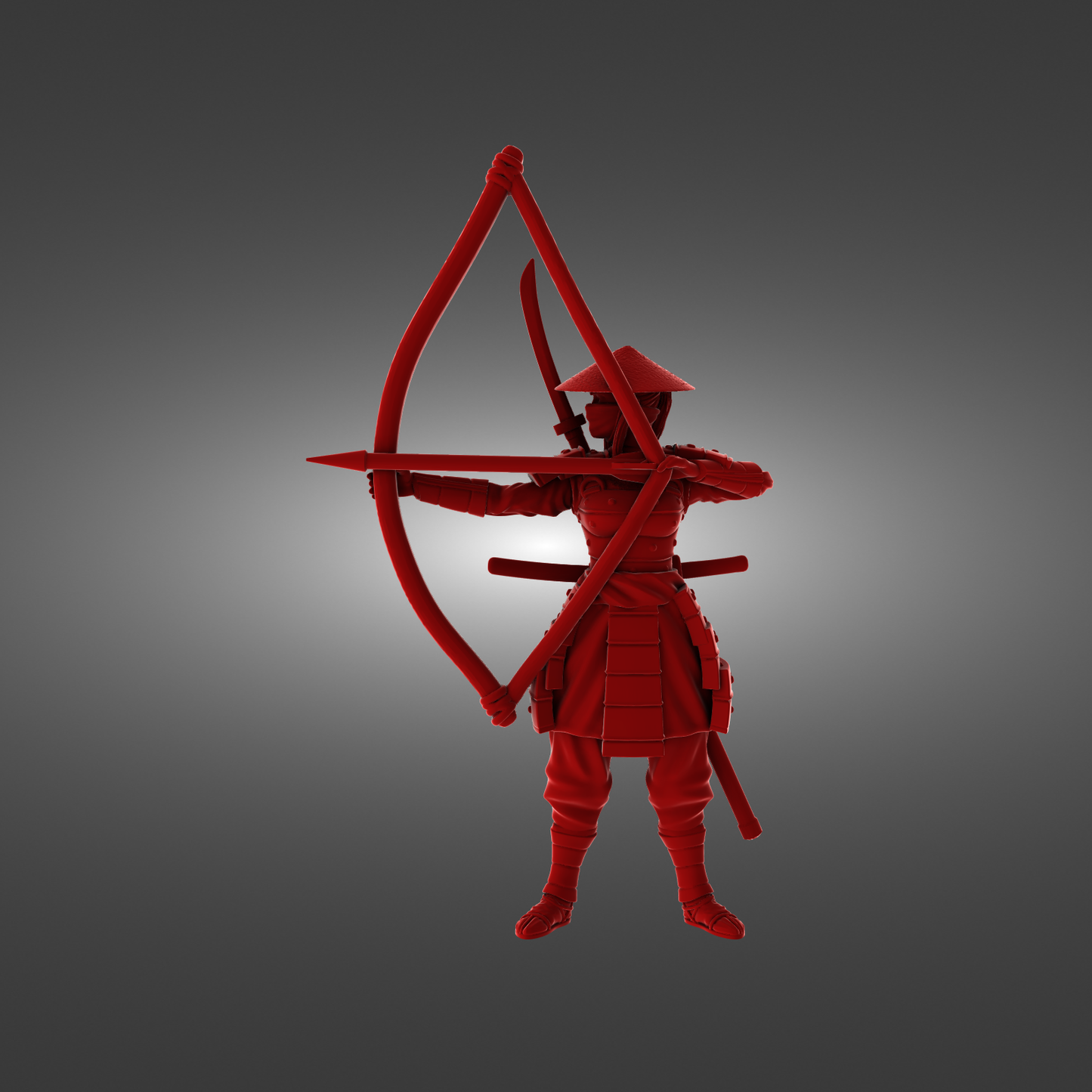 YourNeighborKnight - Bushido 2 - Bow Warriors - DnD/TTRPG Figure/Miniature