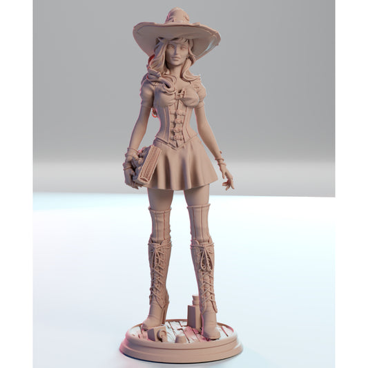 Whisper Miniatures - Katherine, Witch - 75/120mm Pin Up/Figure/Model/Diorama