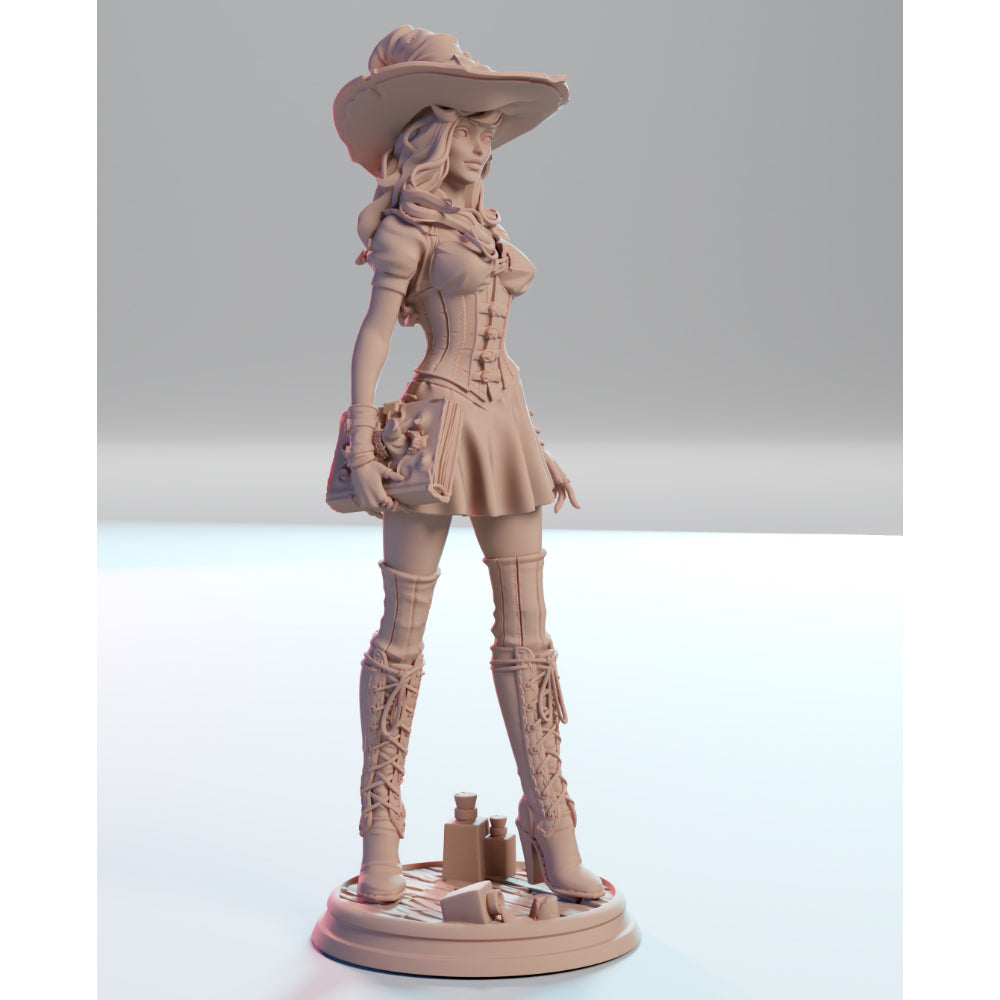 Whisper Miniatures - Katherine, Witch - 75/120mm Pin Up/Figure/Model/Diorama