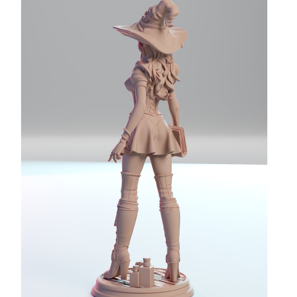 Whisper Miniatures - Katherine, Witch - 75/120mm Pin Up/Figure/Model/Diorama