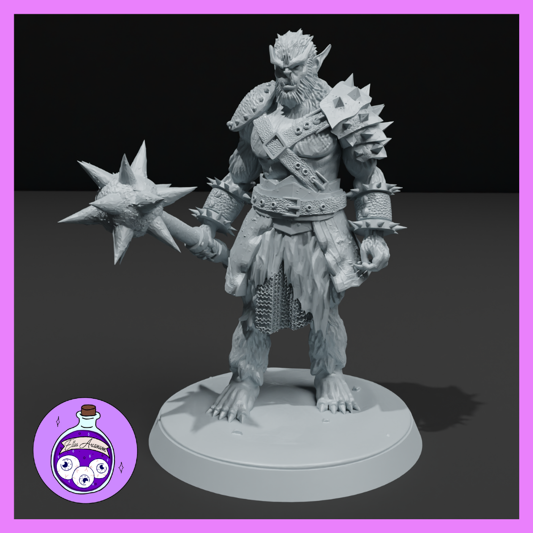 Ella's Arcanum - RPG Essentials #2 - Bugbear - 2 Poses - DnD/Pathfinder/TTRPG