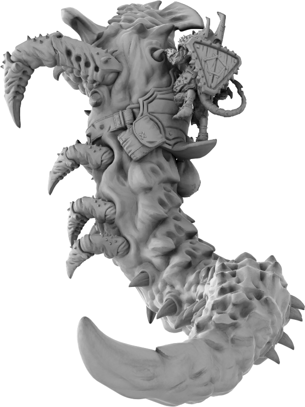 Brayan Nafarrate - Rat w/Burrower #2 - DnD/TTRPG Figure/Miniature