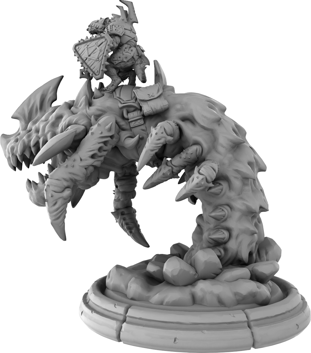 Brayan Nafarrate - Rat w/Burrower #3 - DnD/TTRPG Figure/Miniature