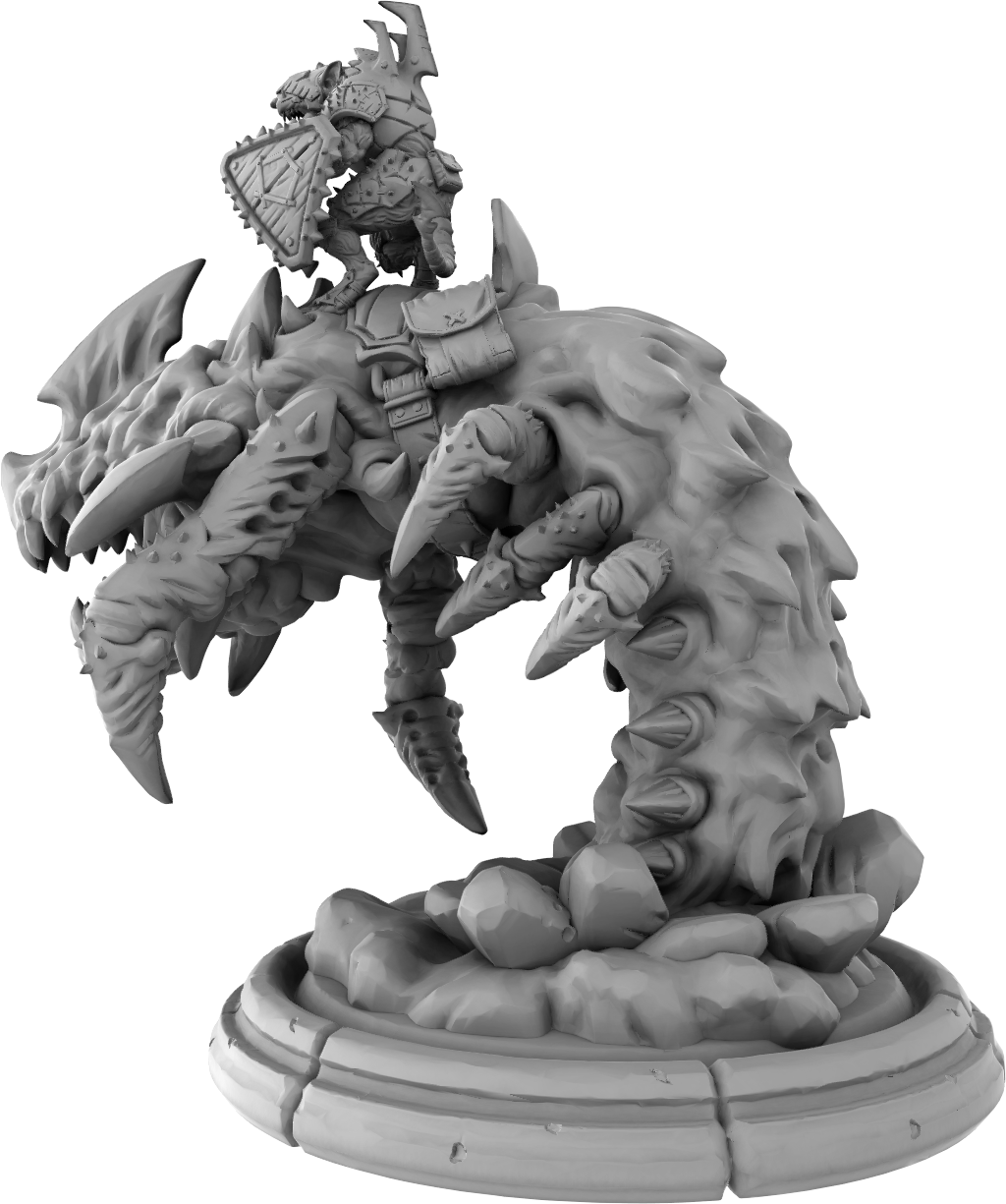 Brayan Nafarrate - Rat w/Burrower #3 - DnD/TTRPG Figure/Miniature