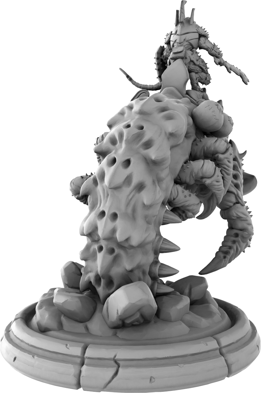 Brayan Nafarrate - Rat w/Burrower #3 - DnD/TTRPG Figure/Miniature