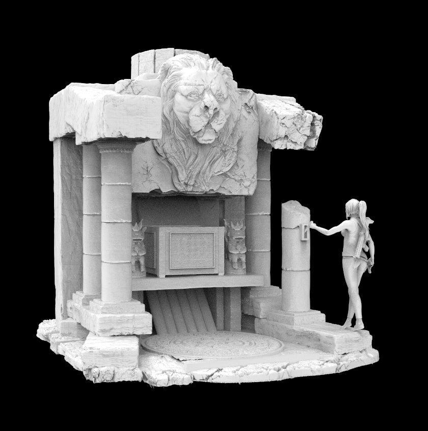Possibly Cool Dice Tower - Tomb Raider - DnD/TTRPG/Roleplaying/Wargames