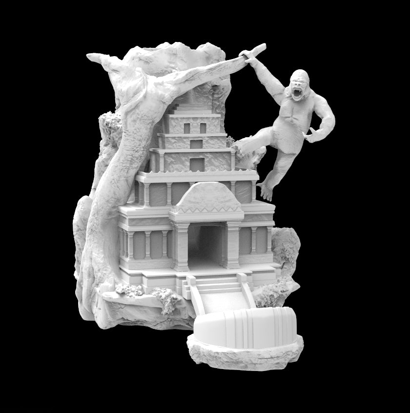 Possibly Cool Dice Tower - King Ape - DnD/TTRPG/Roleplaying/Wargames