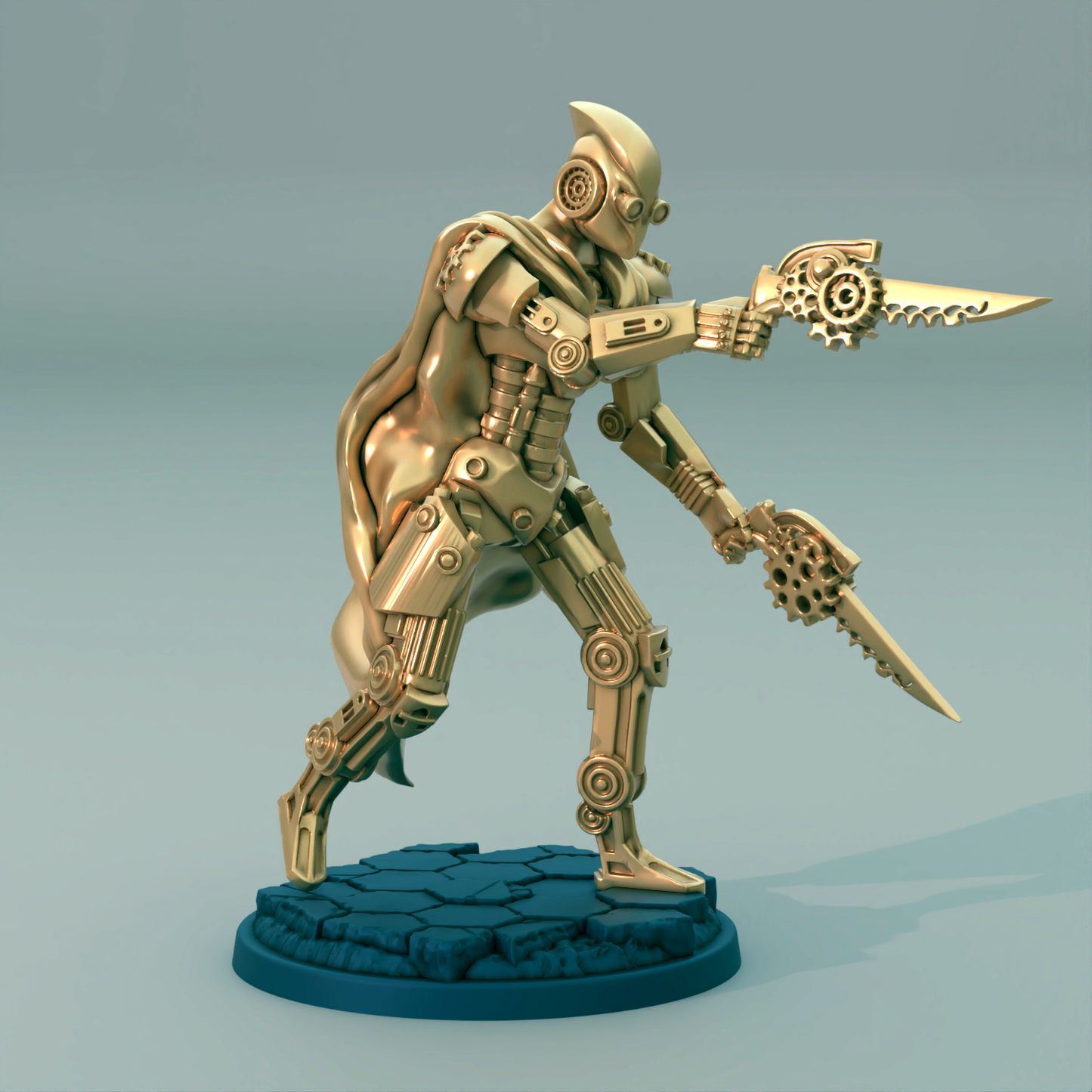 Medusa Miniatures - Clockwork Duelist - DnD/TTRPG/Roleplaying/Wargames