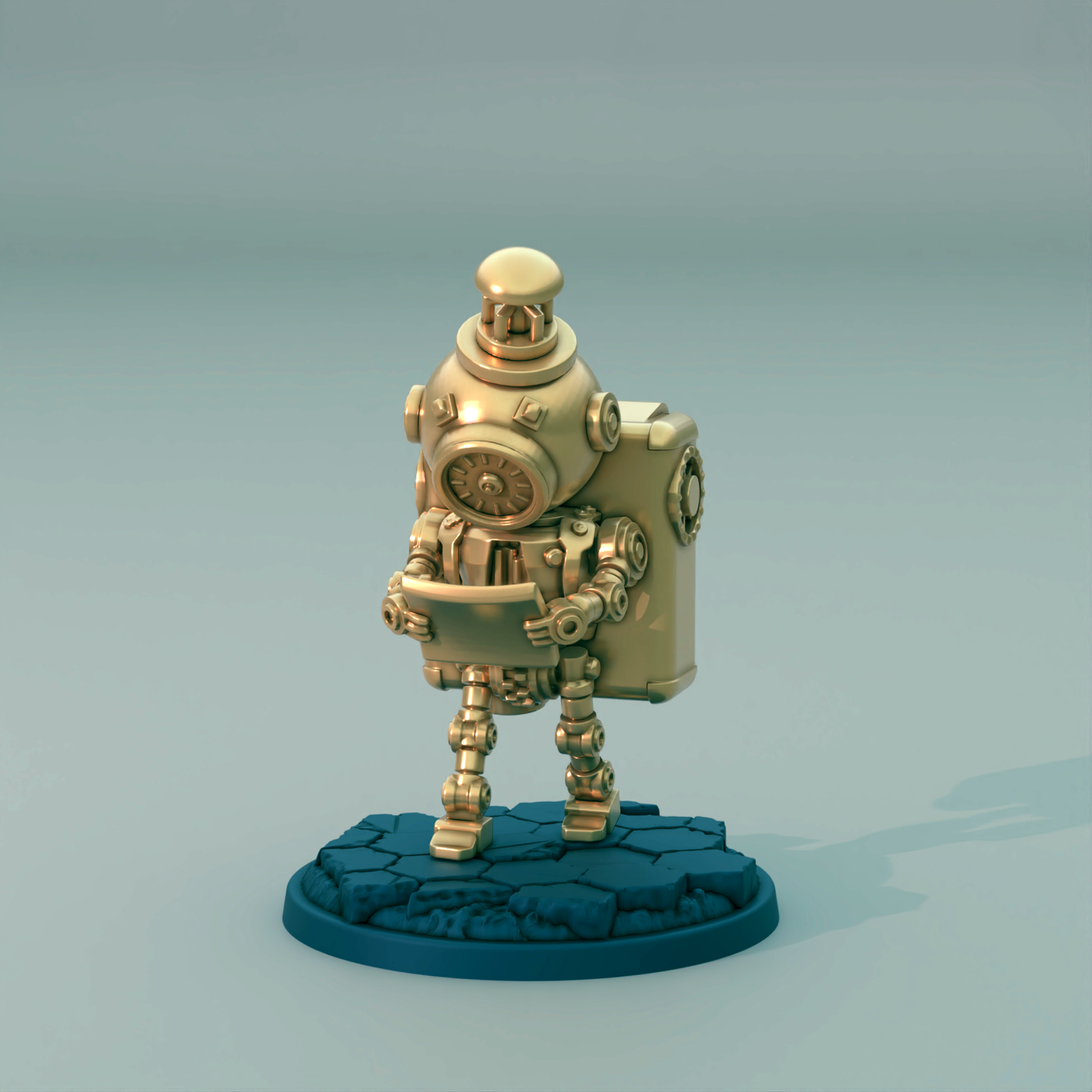 Medusa Miniatures - Clockwork Courier - DnD/TTRPG/Roleplaying/Wargames