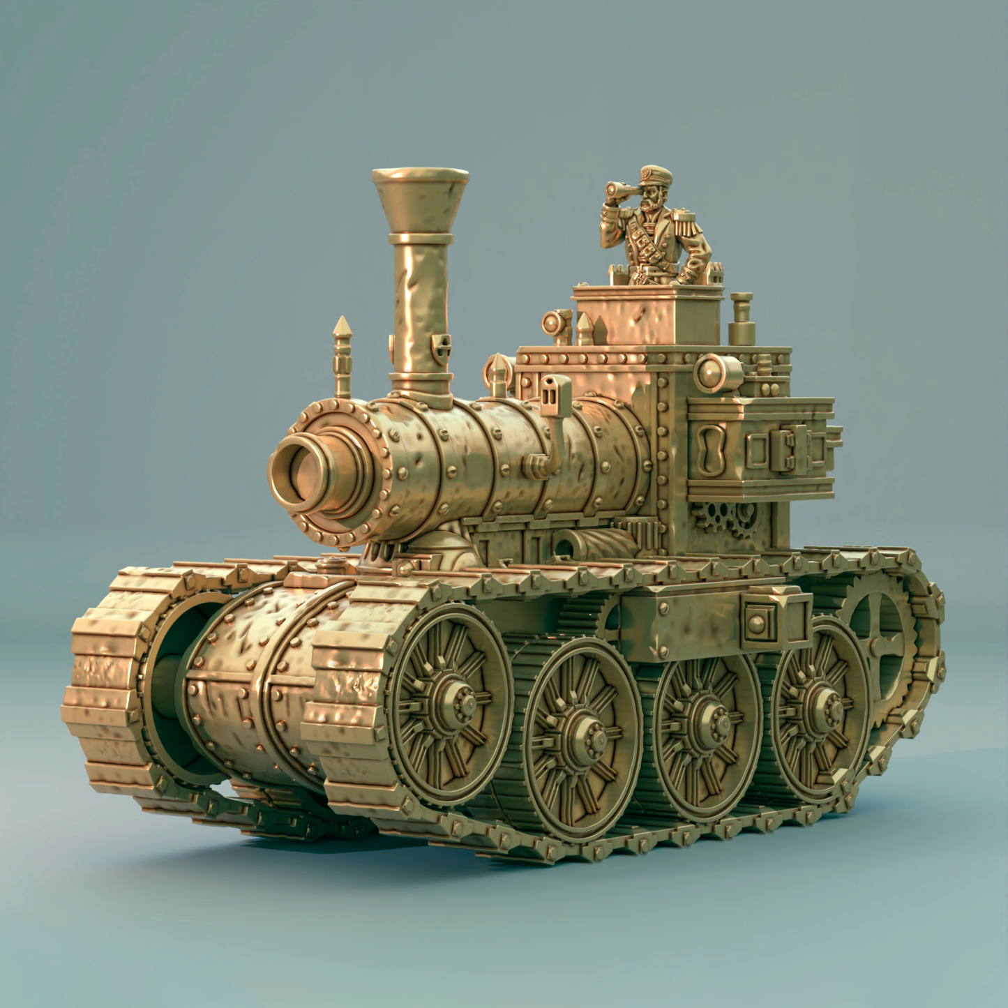 Medusa Miniatures - Clockwork Tank - DnD/TTRPG/Roleplaying/Wargames