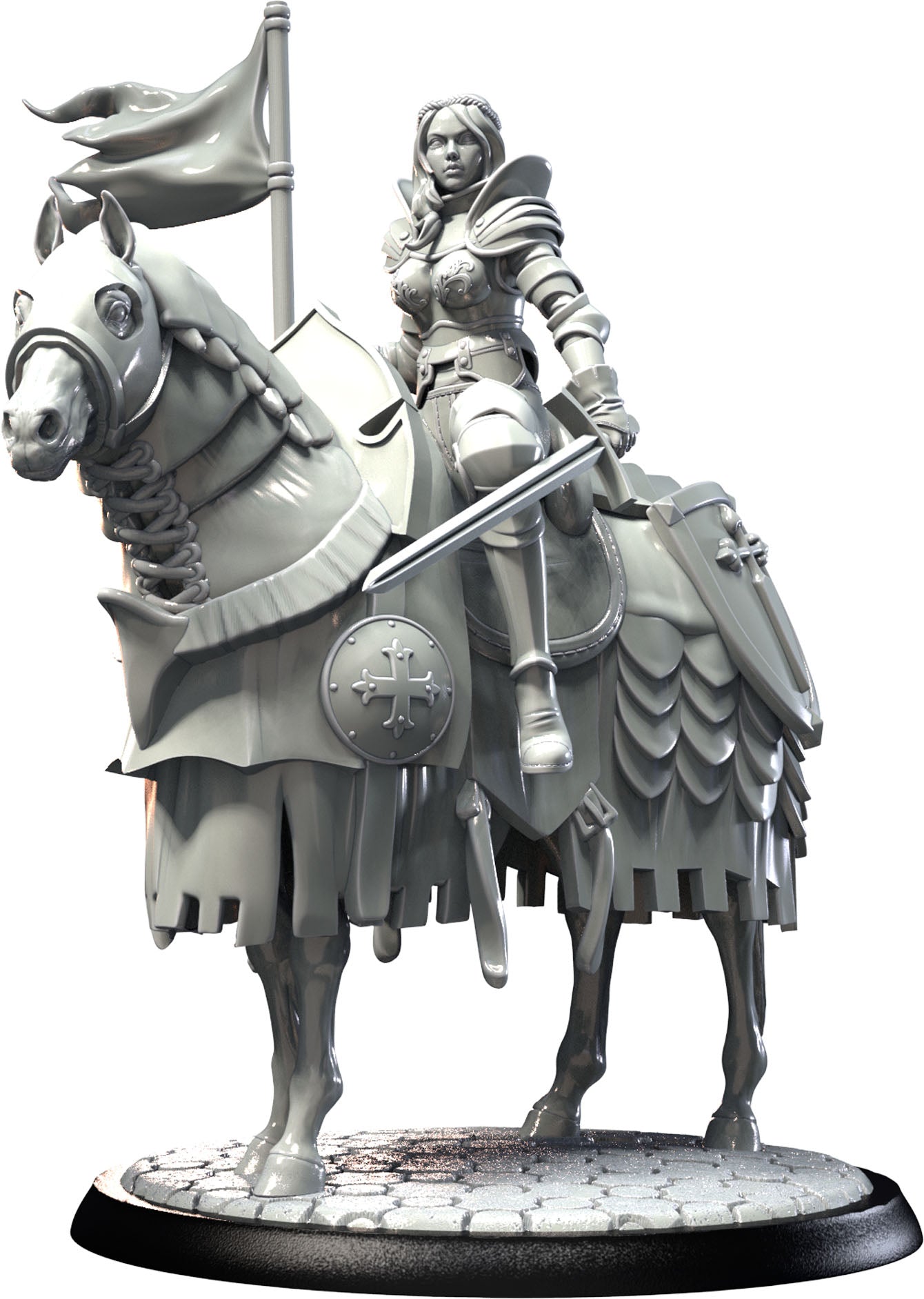 3D IPStudios - Female Warriors #1 - Cassandra - Pin Up/Figure/Model/Diorama - Helios3DPrinting