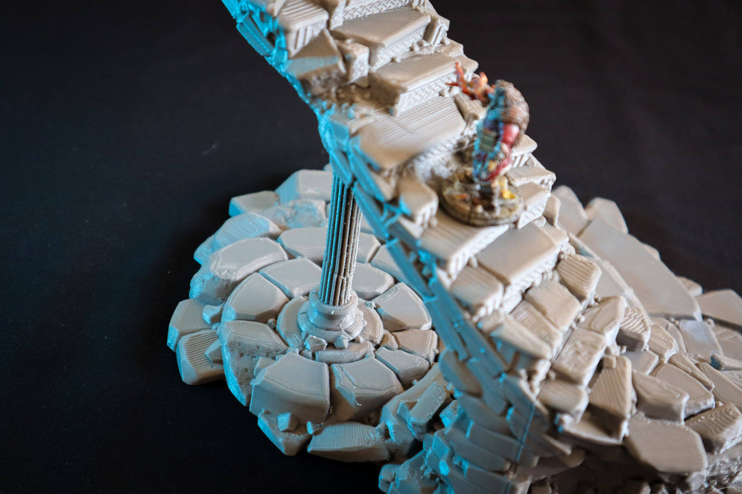 Calling Portals - Crumbling Stairs - Animated TTRPG/DnD/Pathfinder Terrain