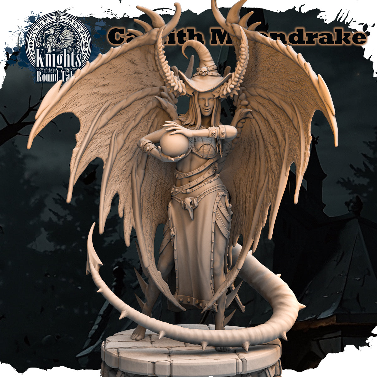 Haito - Round Table #2 - Caelith Moondrake - 150mm Pin Up/Figure/Model/Diorama