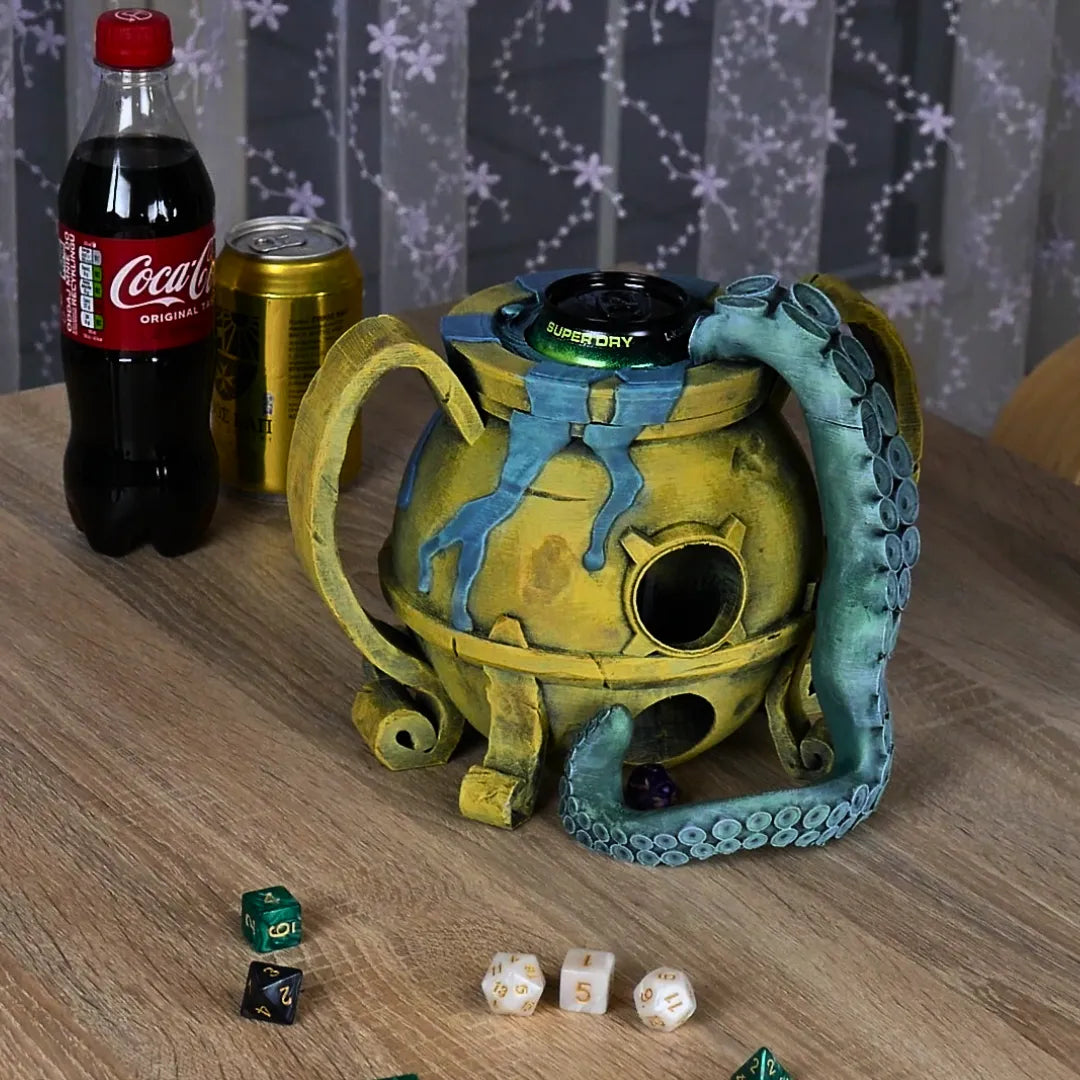 ASiA - Can/Snack Dice Tower - Slimy Treat - DnD/TTRPG/Roleplaying/Wargames