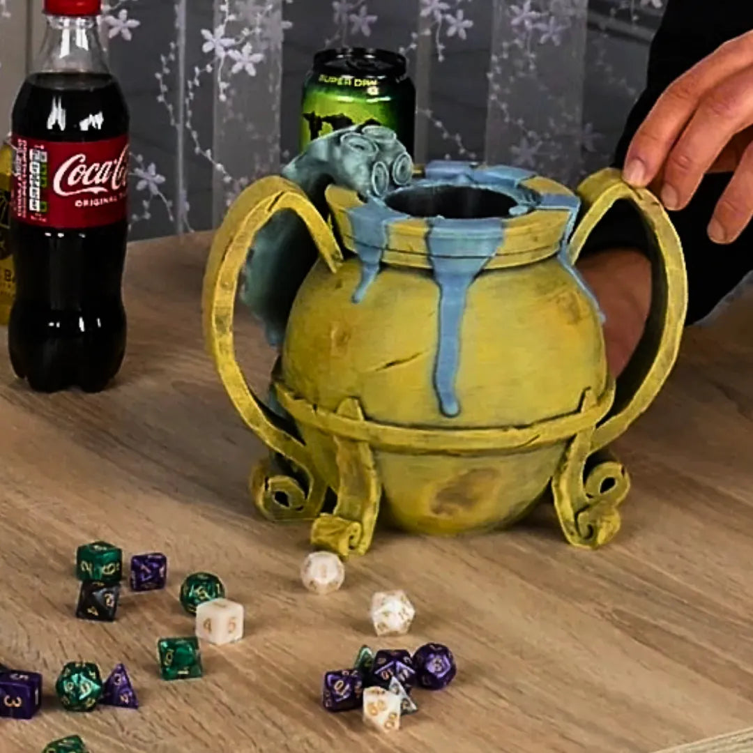 ASiA - Can/Snack Dice Tower - Slimy Treat - DnD/TTRPG/Roleplaying/Wargames