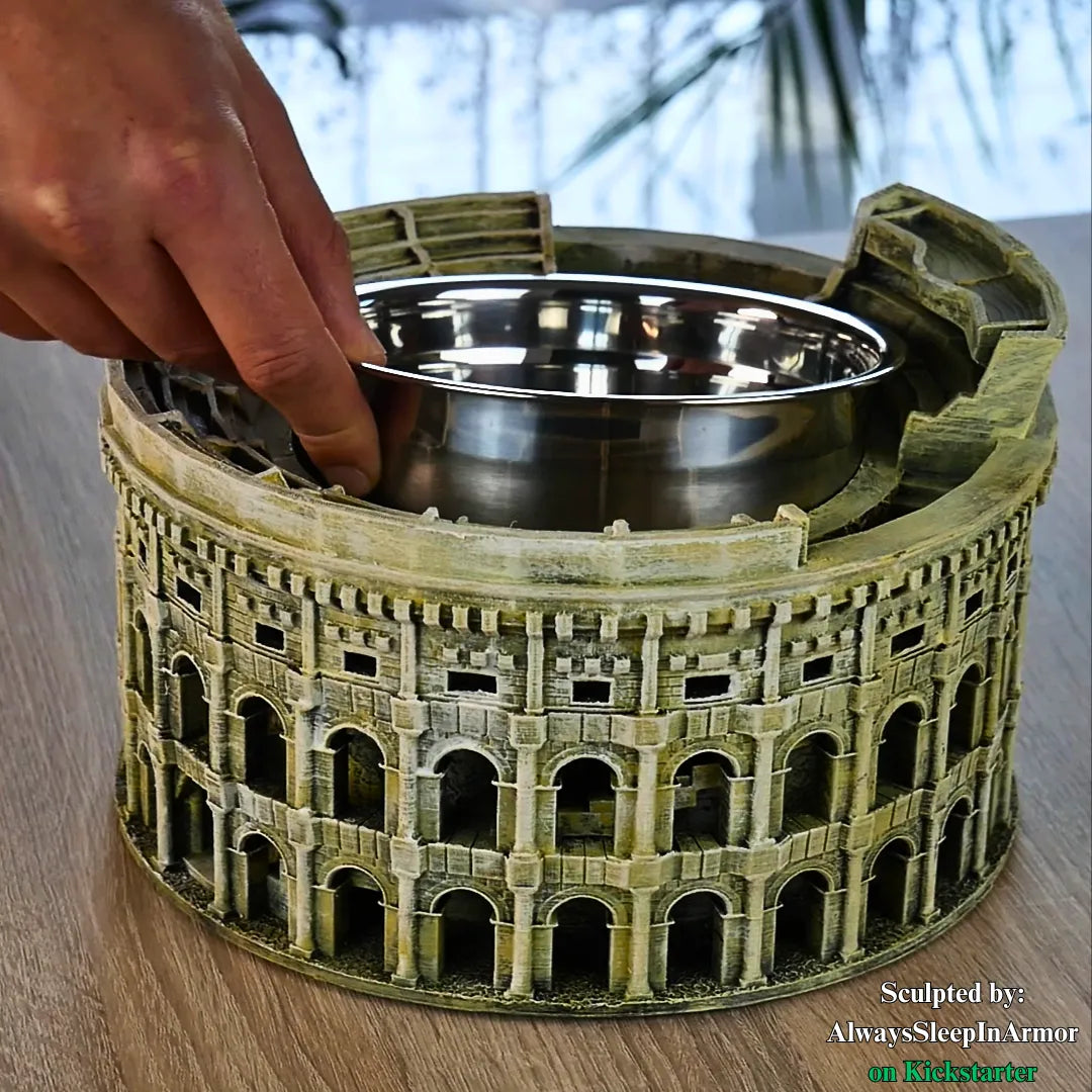ASiA - Can/Snack Dice Tower - Bread & Circuses - DnD/TTRPG/Roleplaying/Wargames