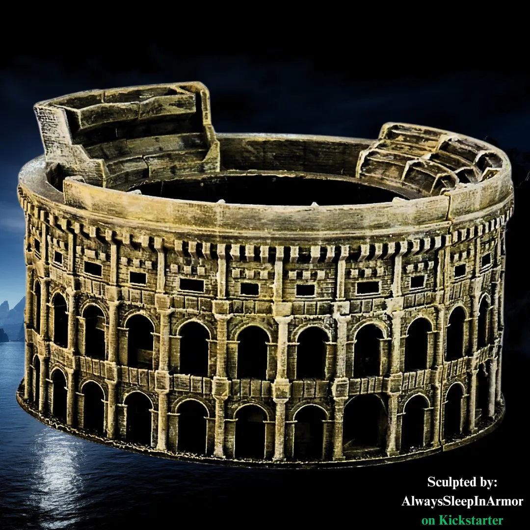 ASiA - Can/Snack Dice Tower - Bread & Circuses - DnD/TTRPG/Roleplaying/Wargames