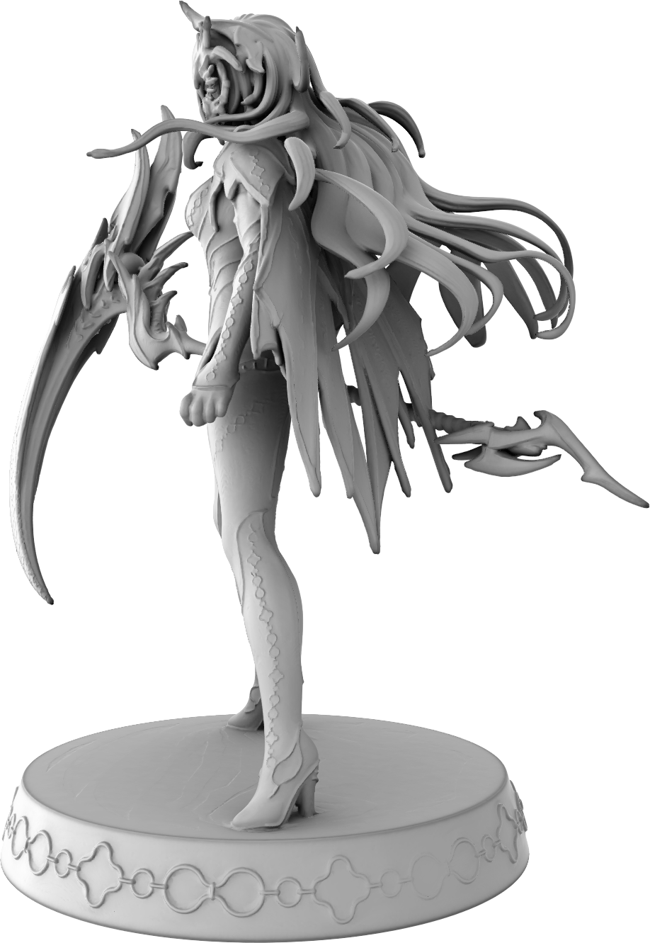 Mini Orange - Cassandra Umbra - 75mm Pin Up/Figure/Model/Diorama