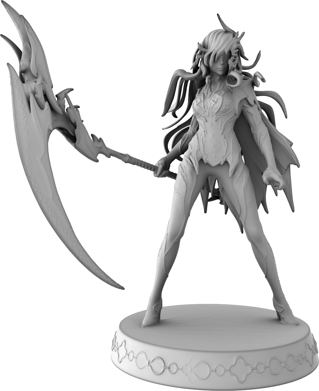 Mini Orange - Cassandra Umbra - 75mm Pin Up/Figure/Model/Diorama