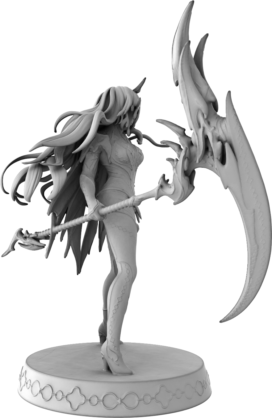 Mini Orange - Cassandra Umbra - 75mm Pin Up/Figure/Model/Diorama