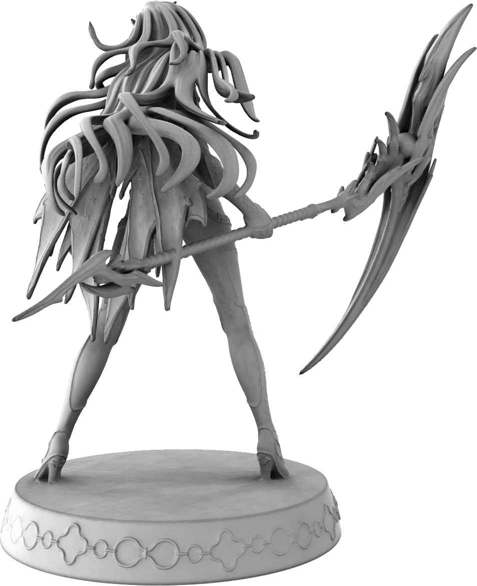 Mini Orange - Cassandra Umbra - 75mm Pin Up/Figure/Model/Diorama