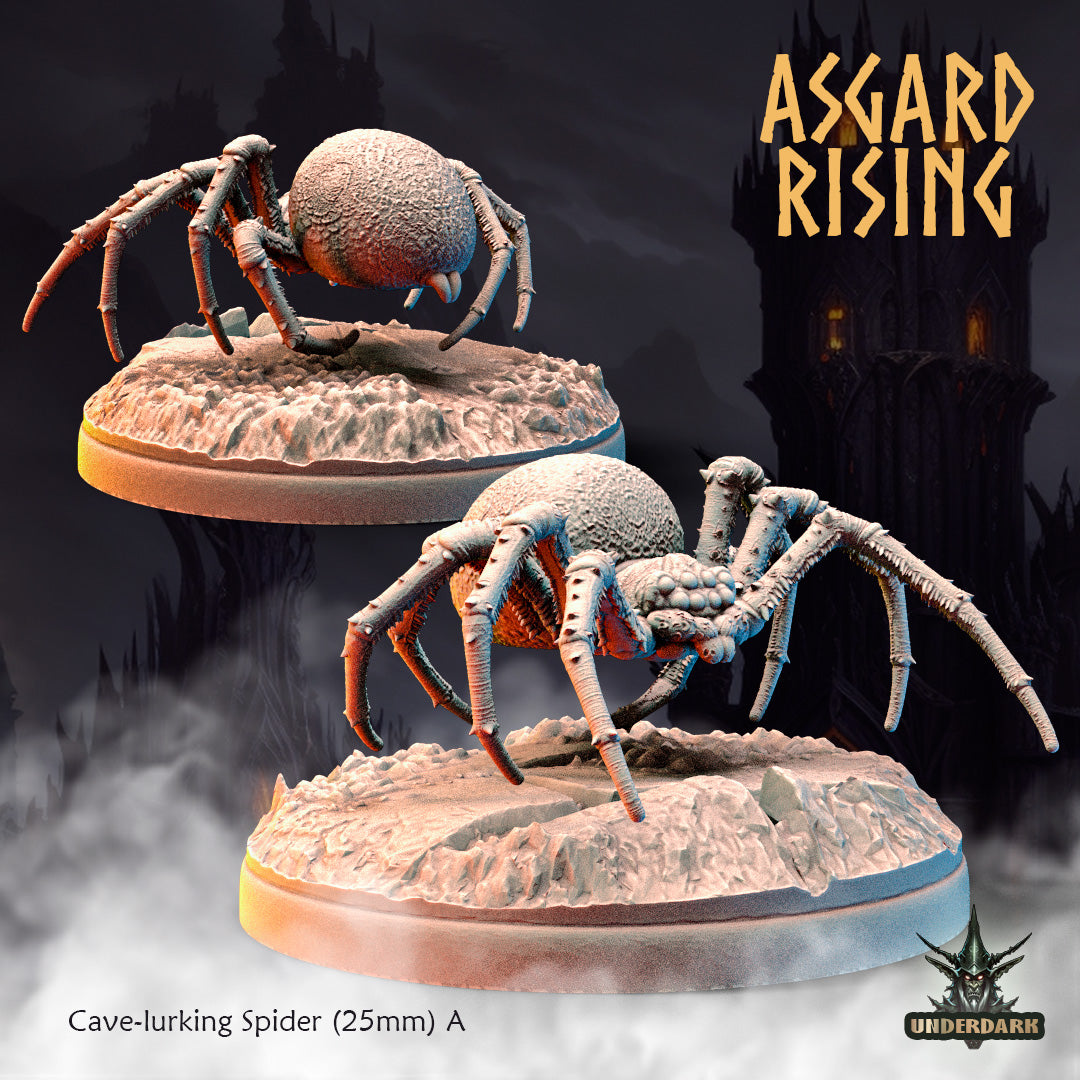 Asgard Rising - Underdark - Cave Spider #1 - DnD/TTRPG Figure/Miniature