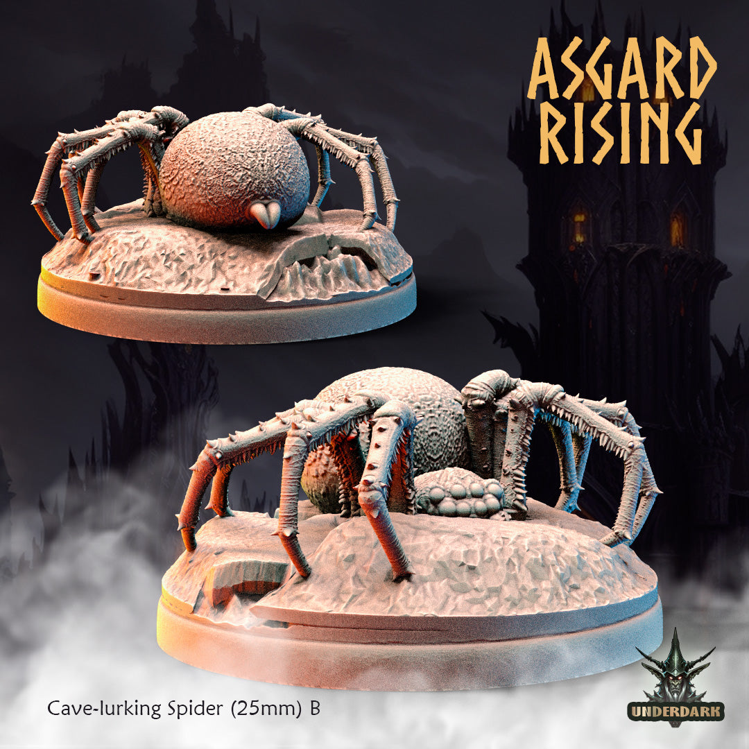 Asgard Rising - Underdark - Cave Spider #1 - DnD/TTRPG Figure/Miniature