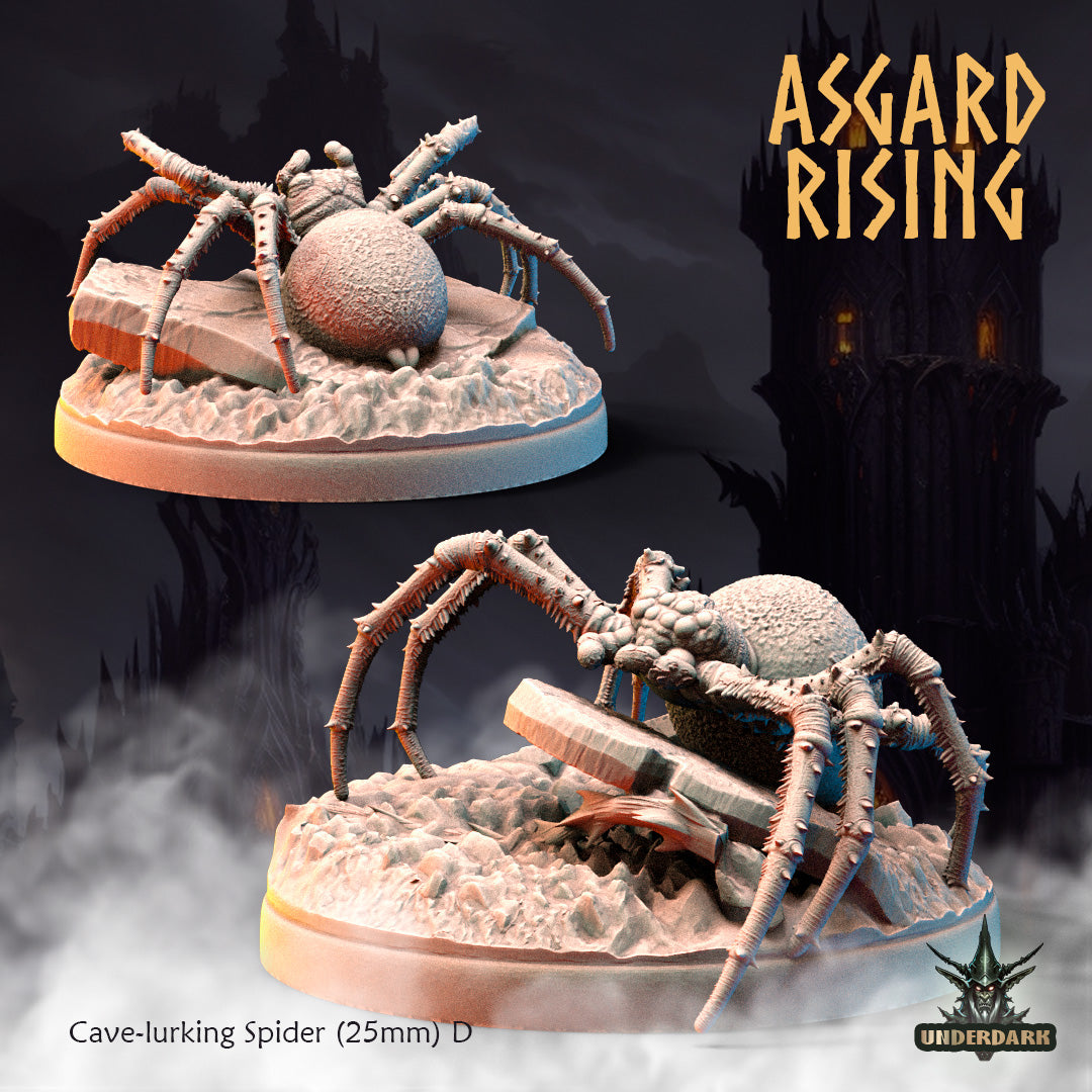 Asgard Rising - Underdark - Cave Spider #1 - DnD/TTRPG Figure/Miniature