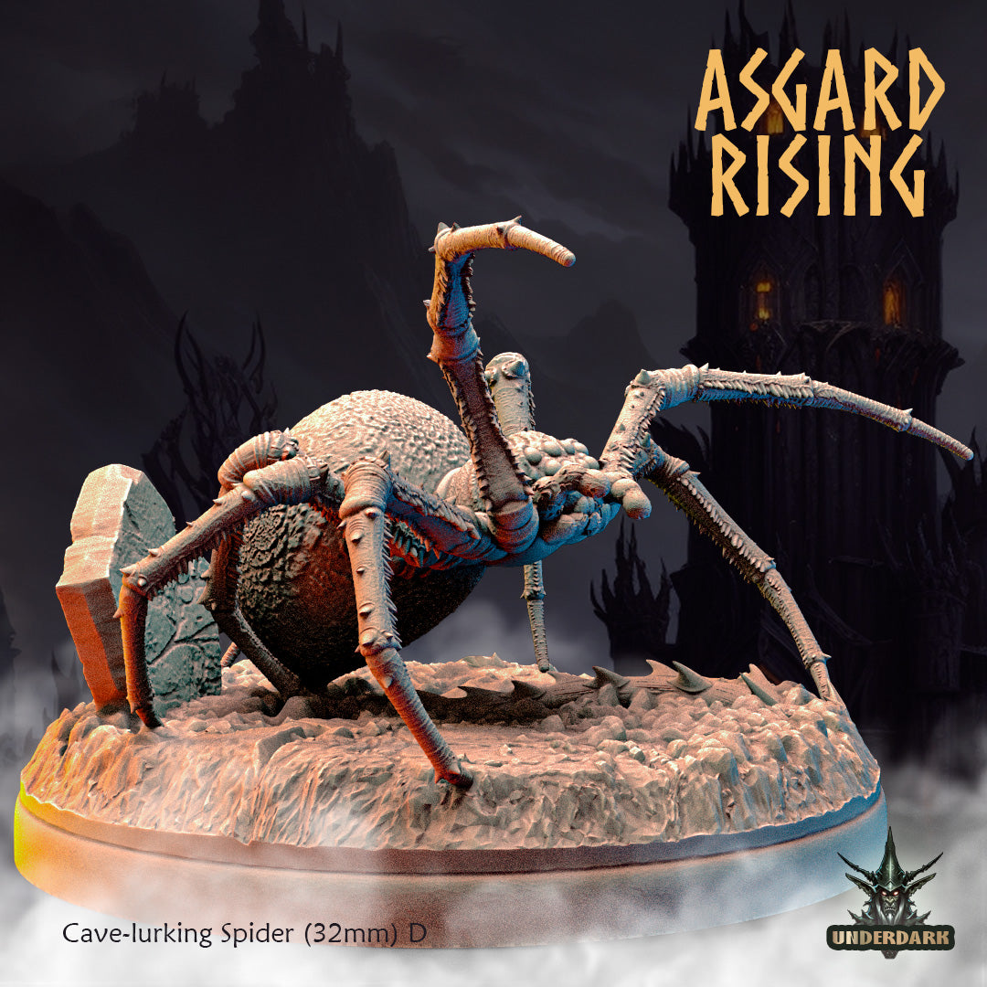 Asgard Rising - Underdark - Cave Spider #2 - DnD/TTRPG Figure/Miniature